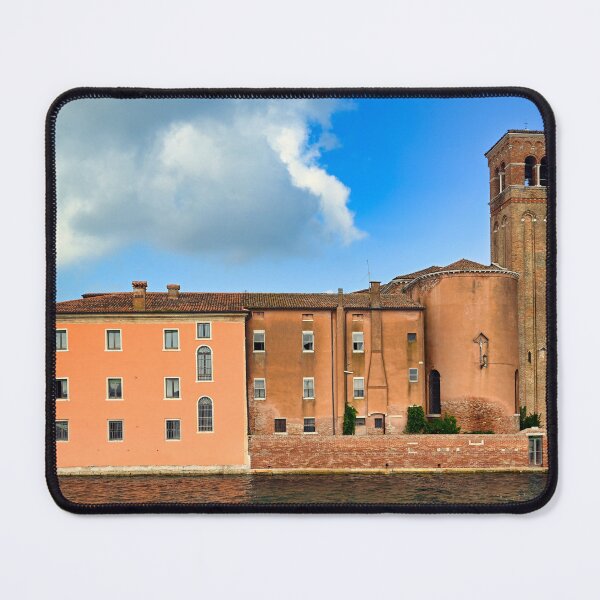 Item preview, San Domenico Church and Bell Tower on Island in Chioggia Italy designed and sold by goceris.