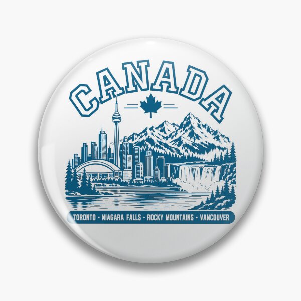 Item preview, Canada Travel Art Toronto Niagara Vancouver designed and sold by EdwinkOne.