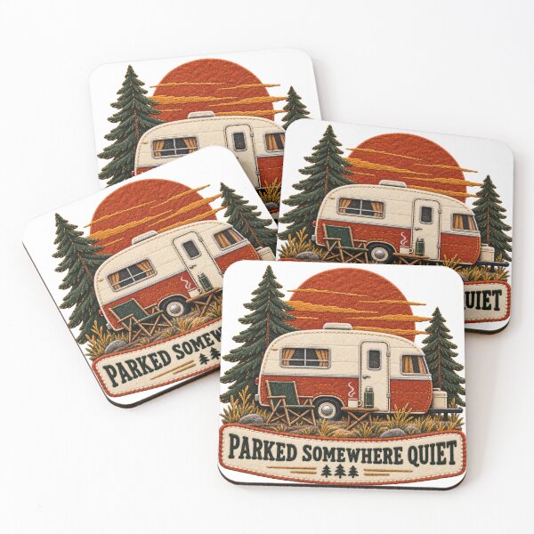 Item preview, Parked Somewhere Quiet Camper Design designed and sold by GabbyKI261.