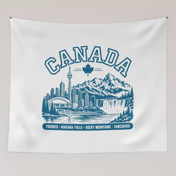 Item preview, Canada Travel Art Toronto Niagara Vancouver designed and sold by EdwinkOne.