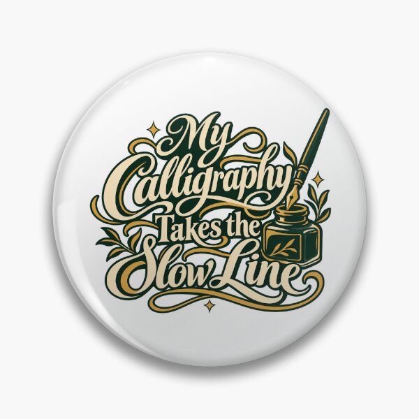 Item preview, Calligraphy Slow Line Decorative Pen Lettering designed and sold by Bikivuno.