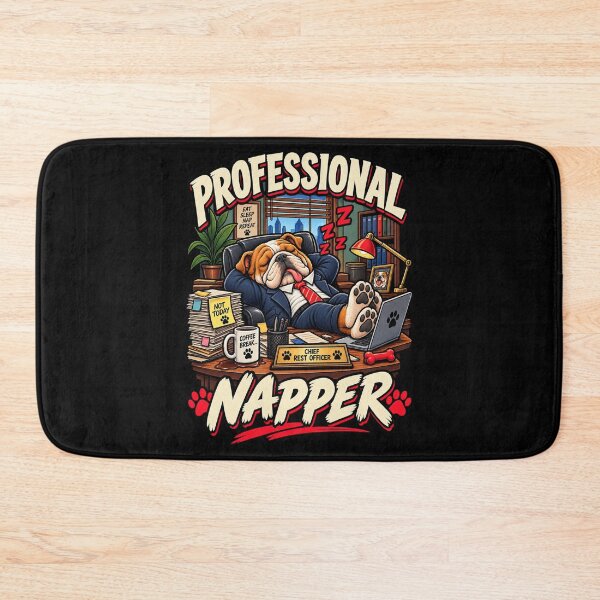 Item preview, Professional Napper Bulldog Chief designed and sold by RatherCreative.