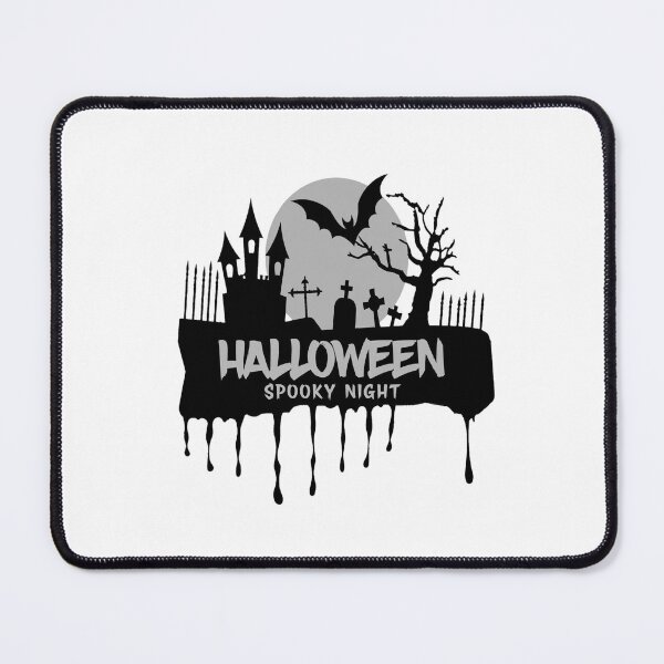 Item preview, Halloween Spooky Night Bat Moon Graveyard designed and sold by Custom Crest.