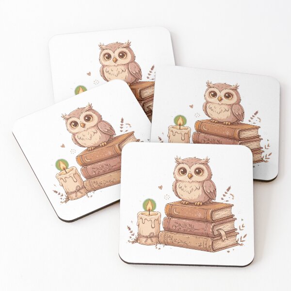 Item preview, Cottagecore Owl & Candlelight — Cozy Woodland Aesthetic Design designed and sold by Sweet Blob Co.