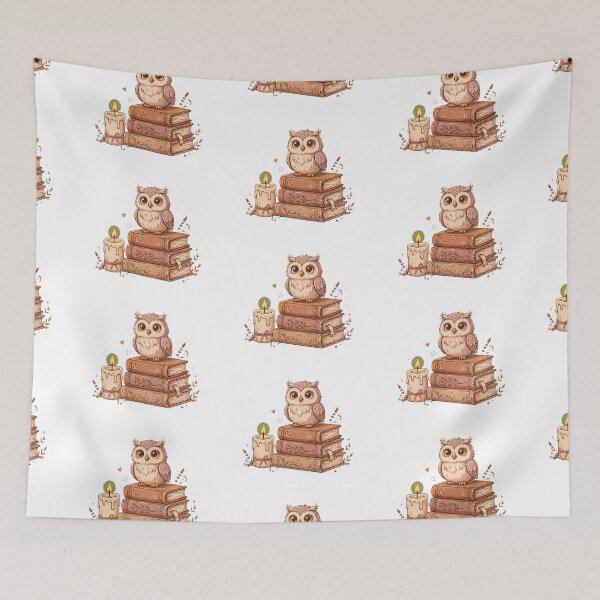Item preview, Cottagecore Owl & Candlelight — Cozy Woodland Aesthetic Design designed and sold by Sweet Blob Co.