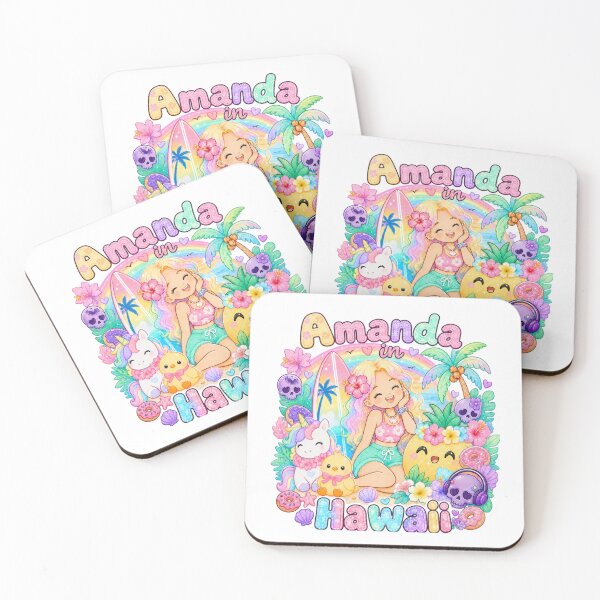 Item preview,  Amanda Name Gift Pastel Goth Hawaii Creepy Cute Summer designed and sold by TheChalkyFox.