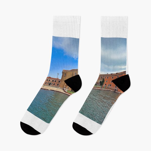 Item preview, Historic Church of San Domenico and Stone Bridge in Chioggia Italy designed and sold by goceris.