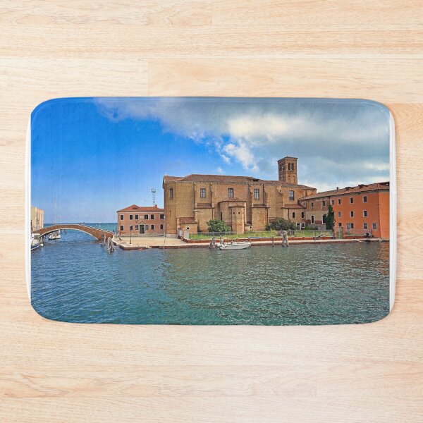 Item preview, Historic Church of San Domenico and Stone Bridge in Chioggia Italy designed and sold by goceris.