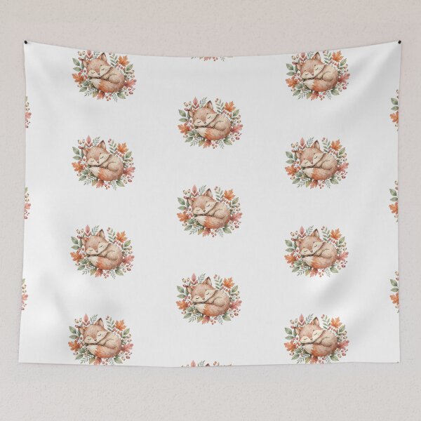 Item preview, Cottagecore Fox & Berries — Cozy Woodland Aesthetic Design designed and sold by Sweet Blob Co.