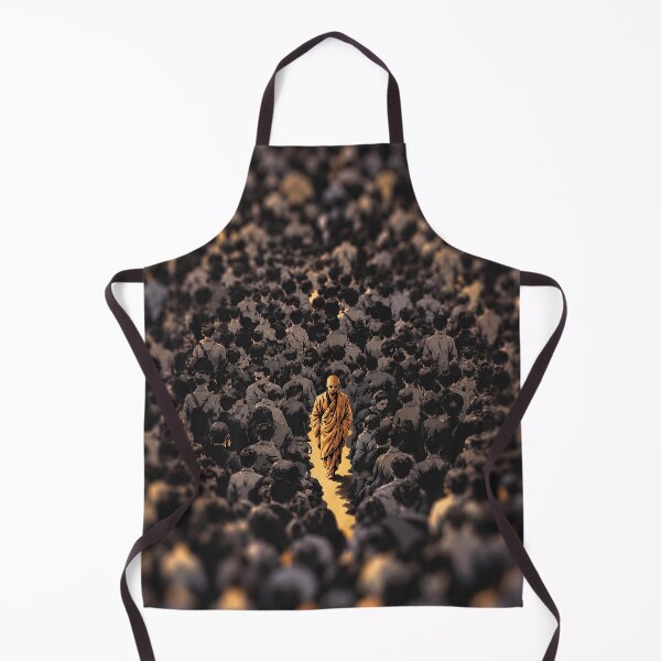 Item preview, The Still Point — Monk in a Crowd Meditation Art designed and sold by SacredLensV.