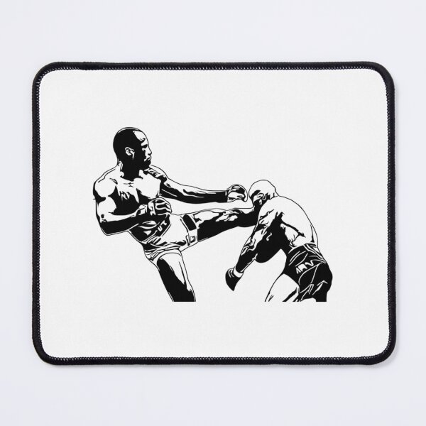 Item preview, Leon Edwards Vs Kamaru Usman Black Sticker designed and sold by ryann-castellan.