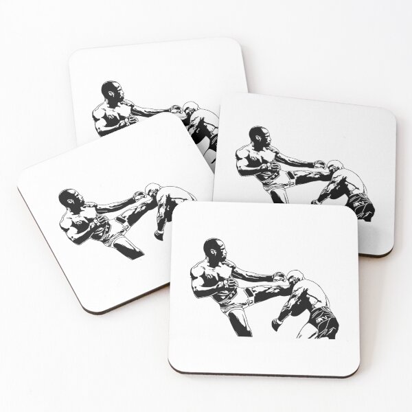 Item preview, Leon Edwards Vs Kamaru Usman Black Sticker designed and sold by ryann-castellan.