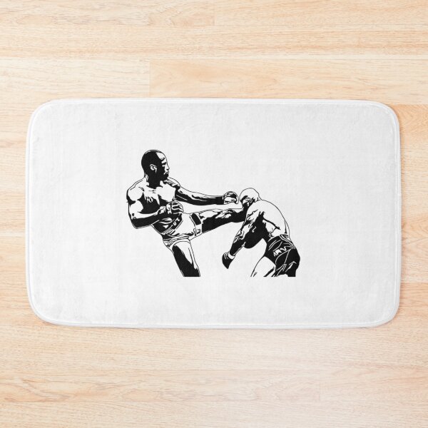 Item preview, Leon Edwards Vs Kamaru Usman Black Sticker designed and sold by ryann-castellan.