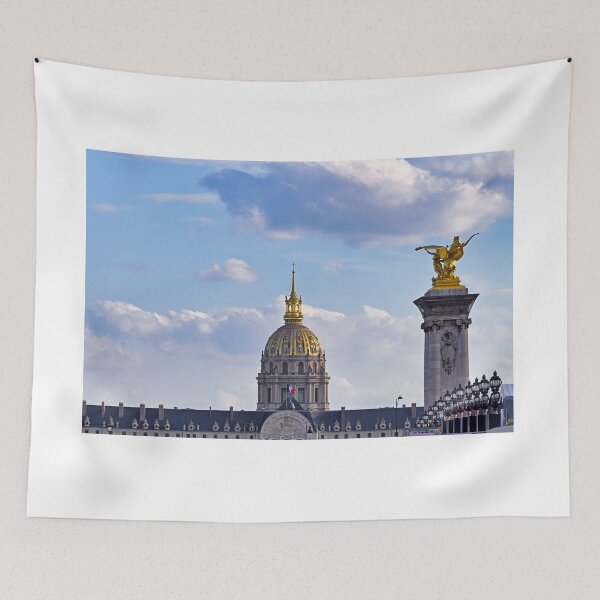 Item preview, Gilded Dome of Les Invalides and Pont Alexandre III Pillar in Paris designed and sold by goceris.