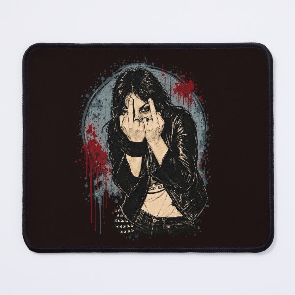 Item preview, Joan-Jett Middle Finger Rock And Roll Rebel Graphic designed and sold by PunPals-Art.