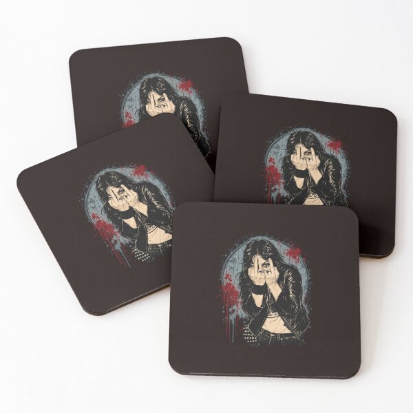 Item preview, Joan-Jett Middle Finger Rock And Roll Rebel Graphic designed and sold by PunPals-Art.