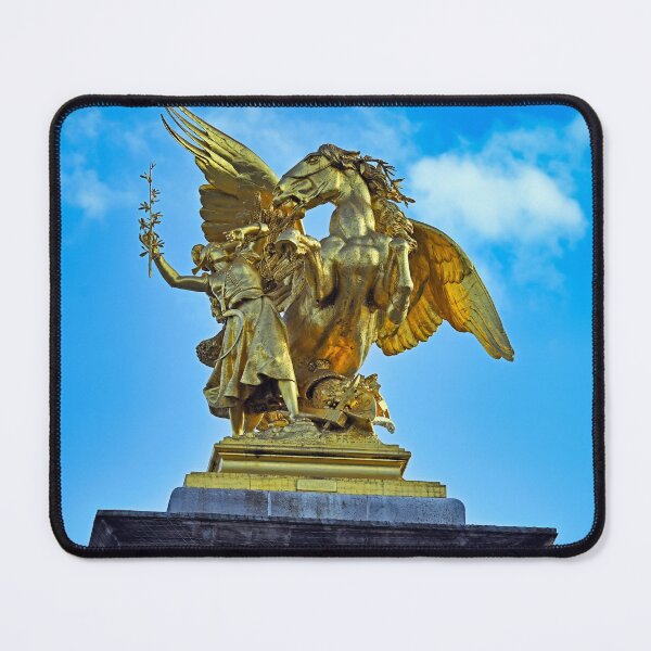 Item preview, Gilded Bronze Statue of Pegasus and Fame on Pont Alexandre III Bridge in Paris designed and sold by goceris.