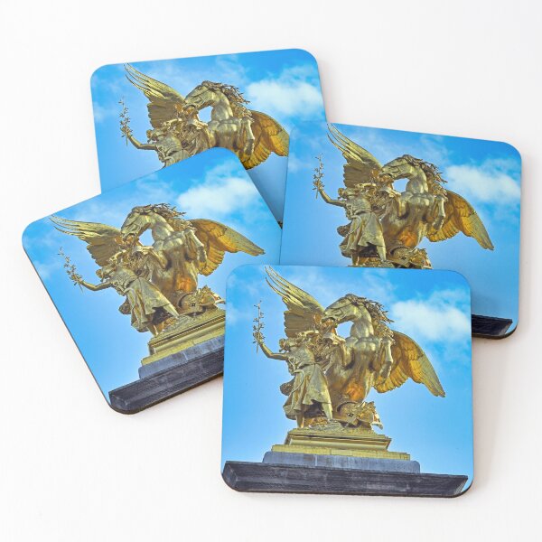 Item preview, Gilded Bronze Statue of Pegasus and Fame on Pont Alexandre III Bridge in Paris designed and sold by goceris.