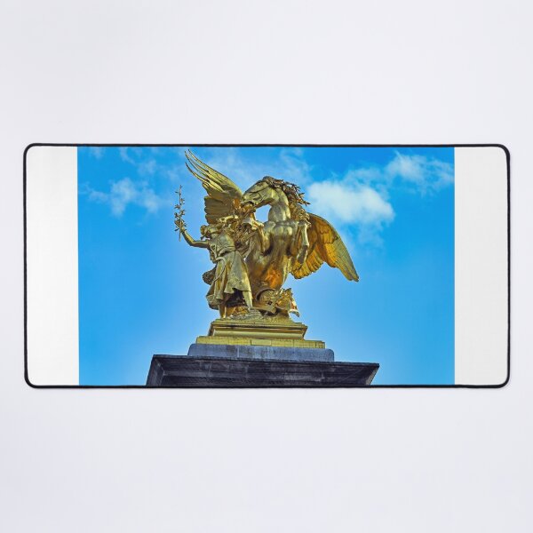Item preview, Gilded Bronze Statue of Pegasus and Fame on Pont Alexandre III Bridge in Paris designed and sold by goceris.