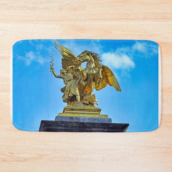 Item preview, Gilded Bronze Statue of Pegasus and Fame on Pont Alexandre III Bridge in Paris designed and sold by goceris.