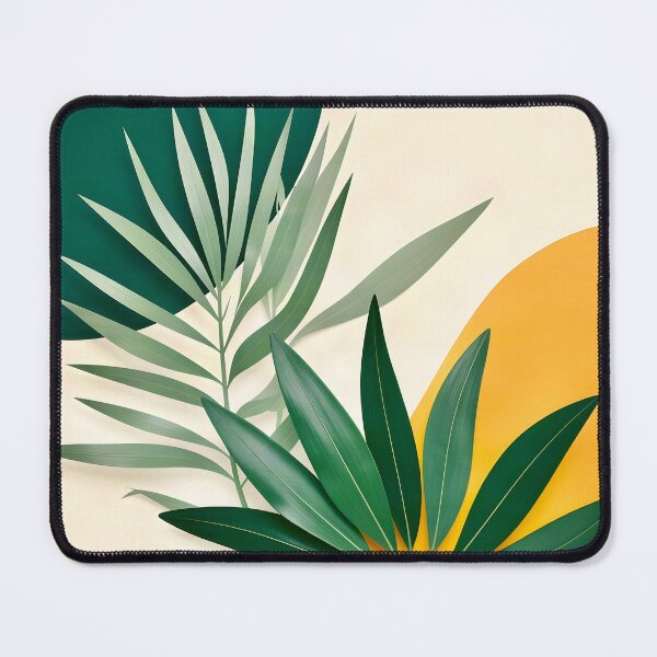 Item preview, Boho Terracotta Geometric Leaf Relief designed and sold by Vicky Brago-Mitchell®.