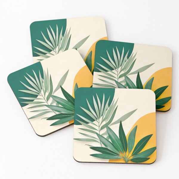 Item preview, Boho Terracotta Geometric Leaf Relief designed and sold by Vicky Brago-Mitchell®.