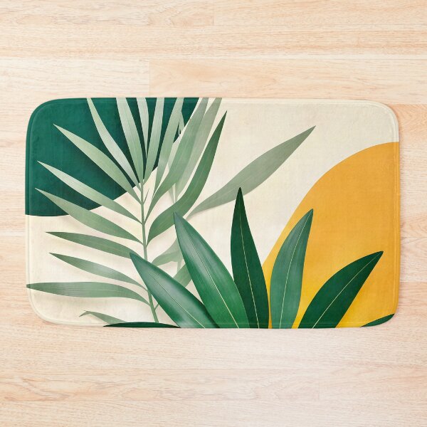 Item preview, Boho Terracotta Geometric Leaf Relief designed and sold by Vicky Brago-Mitchell®.