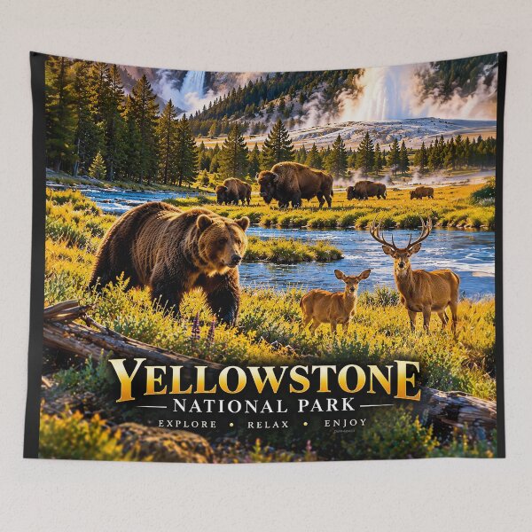 Item preview, YELLOWSTONE NATIONAL PARK WILDLIFE - Mountains - Wilderness Explore - Relax - Enjoy designed and sold by DBM Photo Art 1.