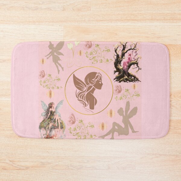 Item preview, Magical pink fairy forest pattern designed and sold by Azurart2.