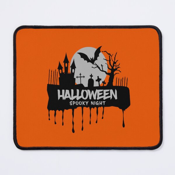 Item preview, Halloween Spooky Night Bat Moon Graveyard designed and sold by Custom Crest.