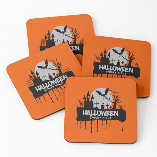 Item preview, Halloween Spooky Night Bat Moon Graveyard designed and sold by Custom Crest.