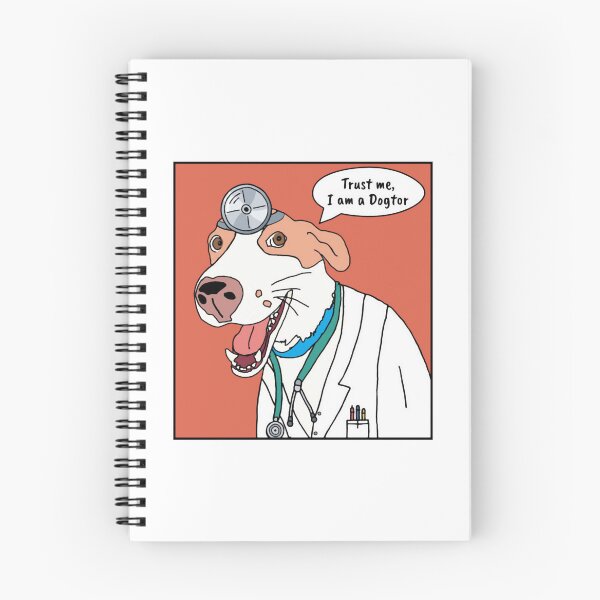 Item preview, Trust Me I Am A Dogtor Funny Red Graphic designed and sold by Groovythought.