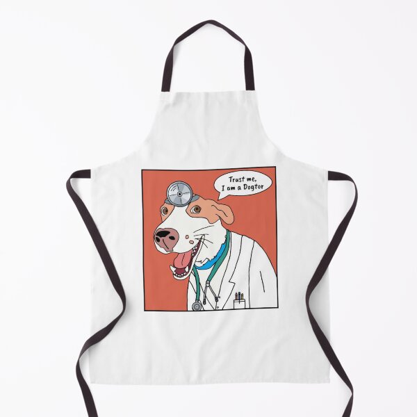 Item preview, Trust Me I Am A Dogtor Funny Red Graphic designed and sold by Groovythought.