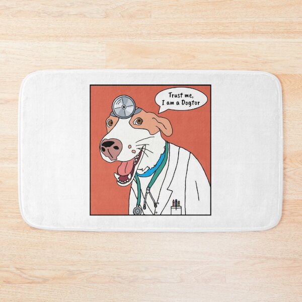 Item preview, Trust Me I Am A Dogtor Funny Red Graphic designed and sold by Groovythought.