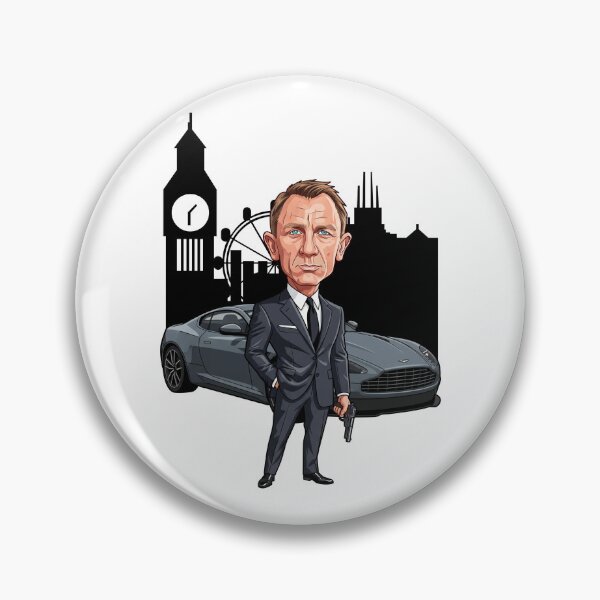 Item preview, Caricature of Daniel Craig in London designed and sold by vectorlove.