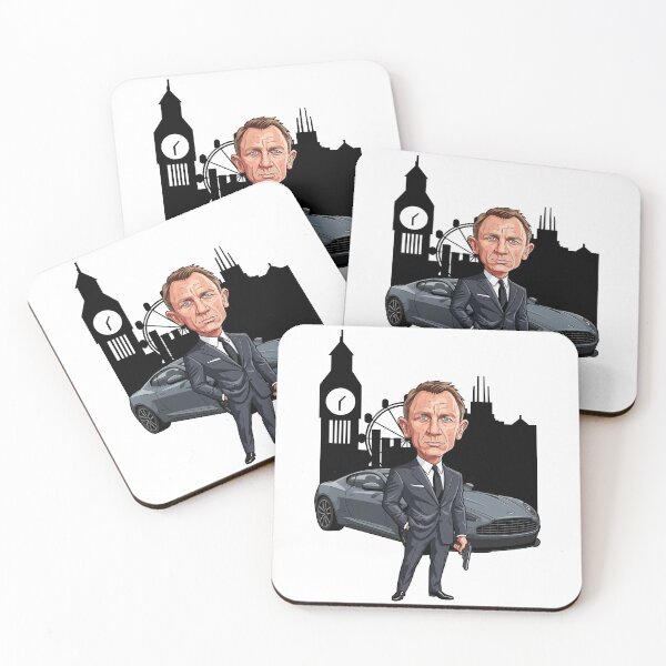 Item preview, Caricature of Daniel Craig in London designed and sold by vectorlove.