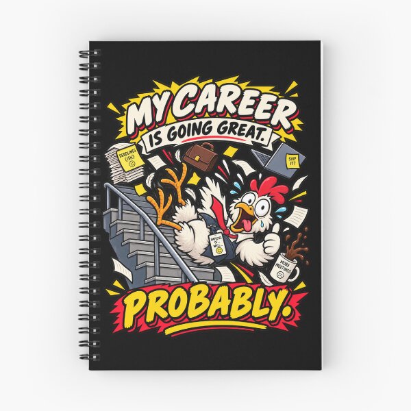 Item preview, My Career Is Going Great Probably Panicking Chicken Office Humor designed and sold by RatherCreative.