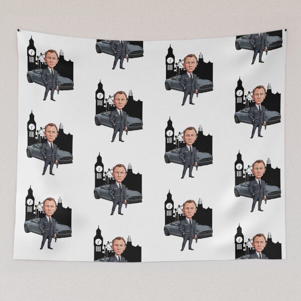 Item preview, Caricature of Daniel Craig in London designed and sold by vectorlove.