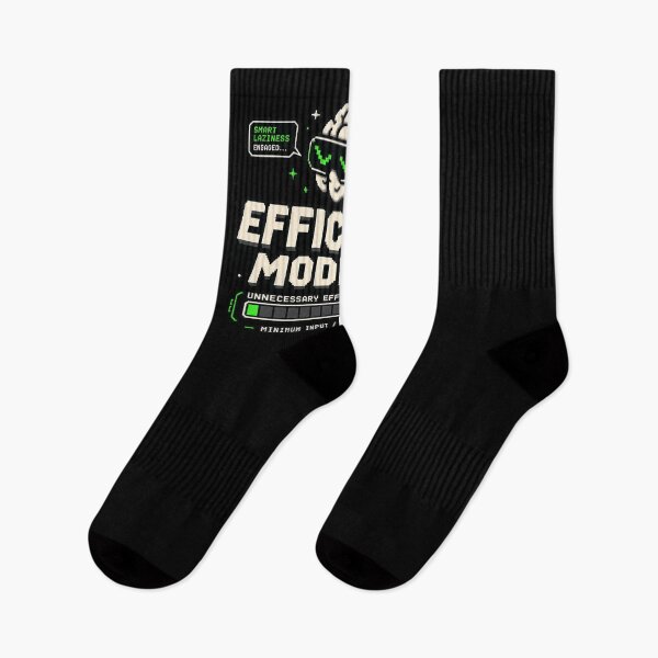 Item preview, Smart Laziness – Efficiency Mode Active Pixel Humor designed and sold by Mad Factory Designs.