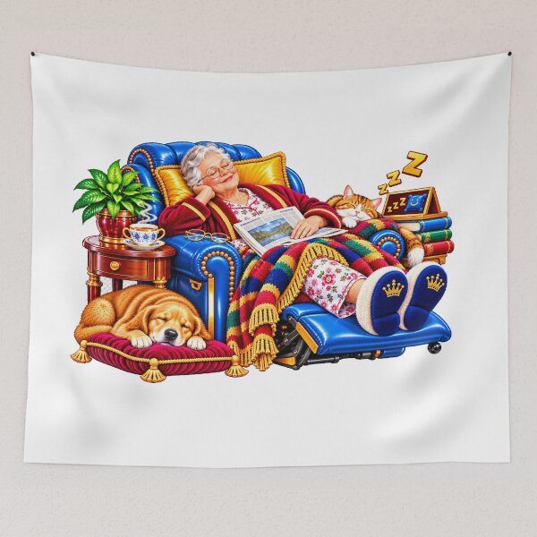 Item preview, Retirement Queen Professional Nap Department designed and sold by New Wave Artworks & Odds &Ends.
