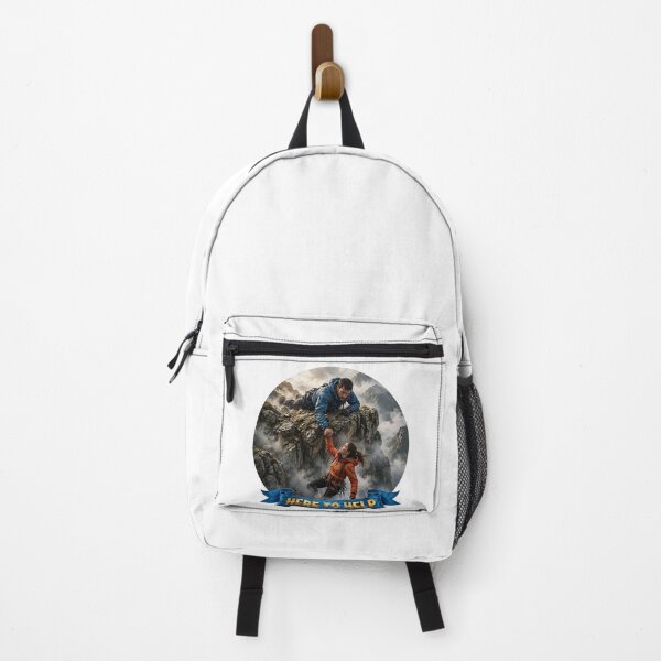 Item preview, HERE TO HELP - Man Helping Woman Climbing Mountain | Teamwork Concept designed and sold by AksNoor116.
