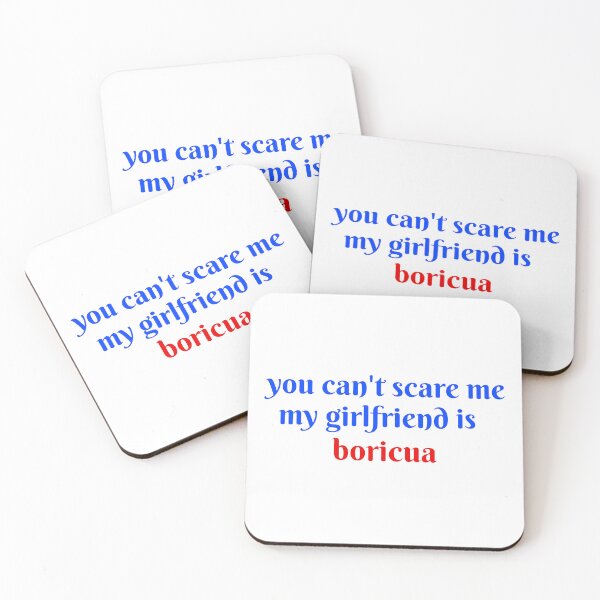 Item preview, you can't scare me my girlfriend is boricua funny gift   designed and sold by GlobalPrintArt.