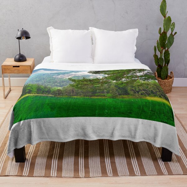 Item preview, Vibrant emerald green water of Grüner See lake in Styria Austria with pine forest and mountains designed and sold by goceris.