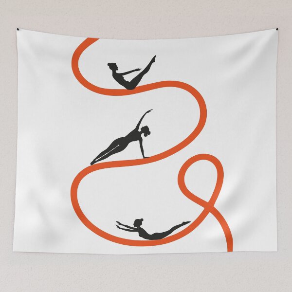Item preview, Pilates Art Print | Minimalist Woman Fitness Art | Modern Pilates Decor | Pilates Lover Gift designed and sold by Studio pod Burom.