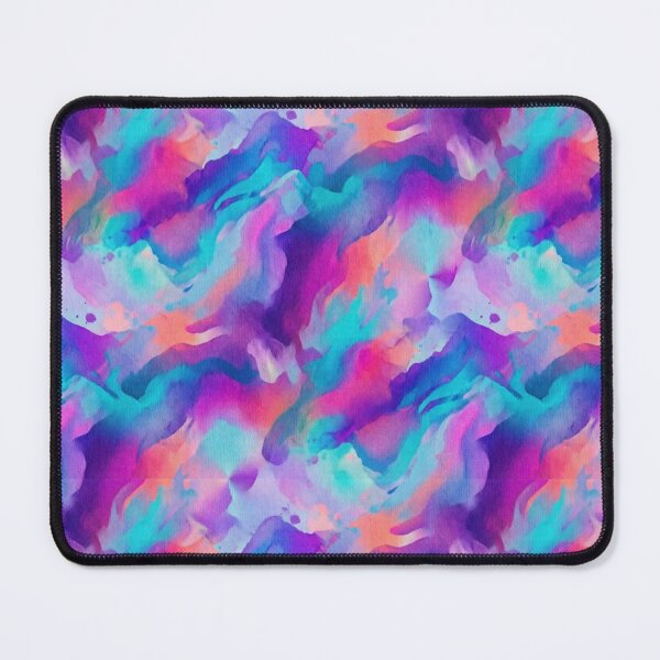 Item preview, Waves of Abstract Neon Dreamscape Fluid Art Colorful Psychedelic Seamless Pattern. designed and sold by Giulivo Store Graphic.