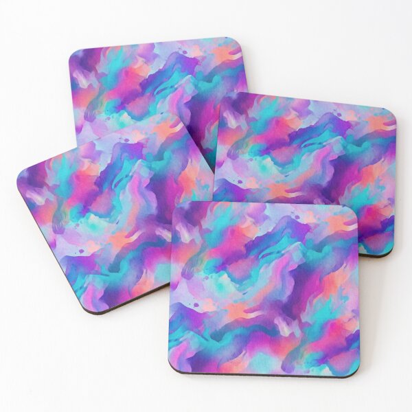 Item preview, Waves of Abstract Neon Dreamscape Fluid Art Colorful Psychedelic Seamless Pattern. designed and sold by Giulivo Store Graphic.