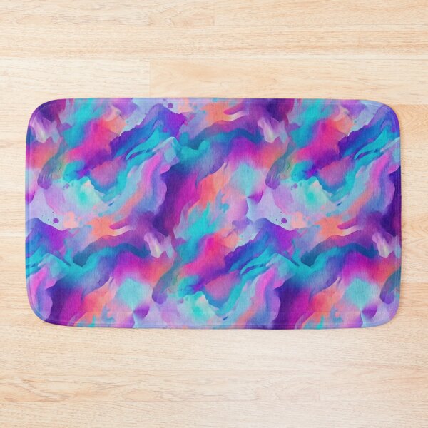 Item preview, Waves of Abstract Neon Dreamscape Fluid Art Colorful Psychedelic Seamless Pattern. designed and sold by Giulivo Store Graphic.