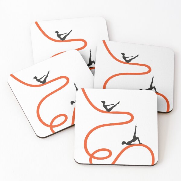 Item preview, Pilates Art Print | Minimalist Fitness Art | Modern Woman Exercise Print | Pilates Lover Gift designed and sold by Studio pod Burom.