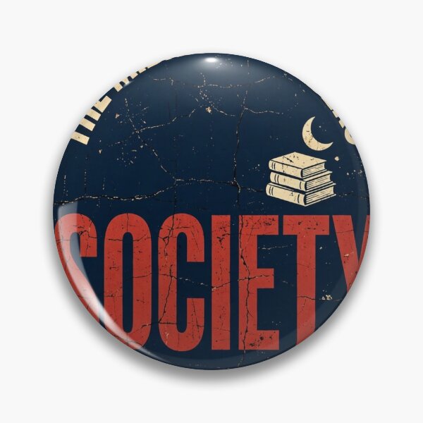 Item preview, The Midnight Readers Society Shirt - Funny Book Lover Badge Tee designed and sold by KERK Art and Design.