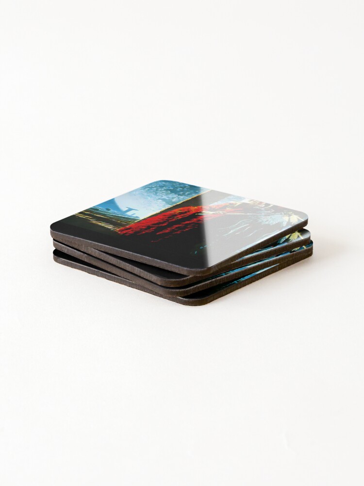 Thumbnail 4 of 5, Coasters (Set of 4), Monolith designed and sold by FrogPaintLab.
